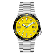 Spinnaker Hi-Beat Boettger Dive Watch with Lemon Yellow Dial #SP-5083-BB zoom