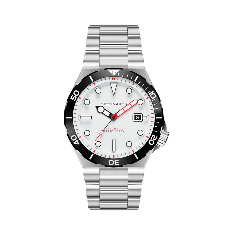 Spinnaker Hi-Beat Boettger Dive Watch with Blizzard White Dial #SP-5083-CC