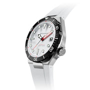 Spinnaker Hi-Beat Boettger Dive Watch with Blizzard White Dial #SP-5083-CC crown