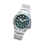 Spinnaker Hi-Beat Boettger Dive Watch with Forest Shadow Dial #SP-5083-EE tilt