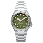 Spinnaker Hi-Beat Boettger Dive Watch with Dark Olive Dial #SP-5083-FF zoom