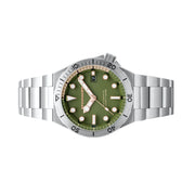 Spinnaker Hi-Beat Boettger Dive Watch with Dark Olive Dial #SP-5083-FF side