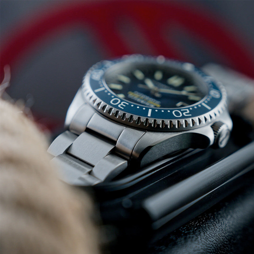 Spinnaker Tesei Titanium Automatic Watch with Tactical Blue Dial