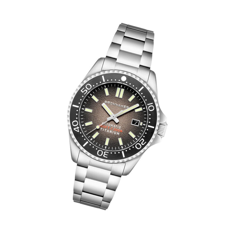 Spinnaker Tesei Titanium Automatic Watch with Stealth Black Dial #SP-5084-66