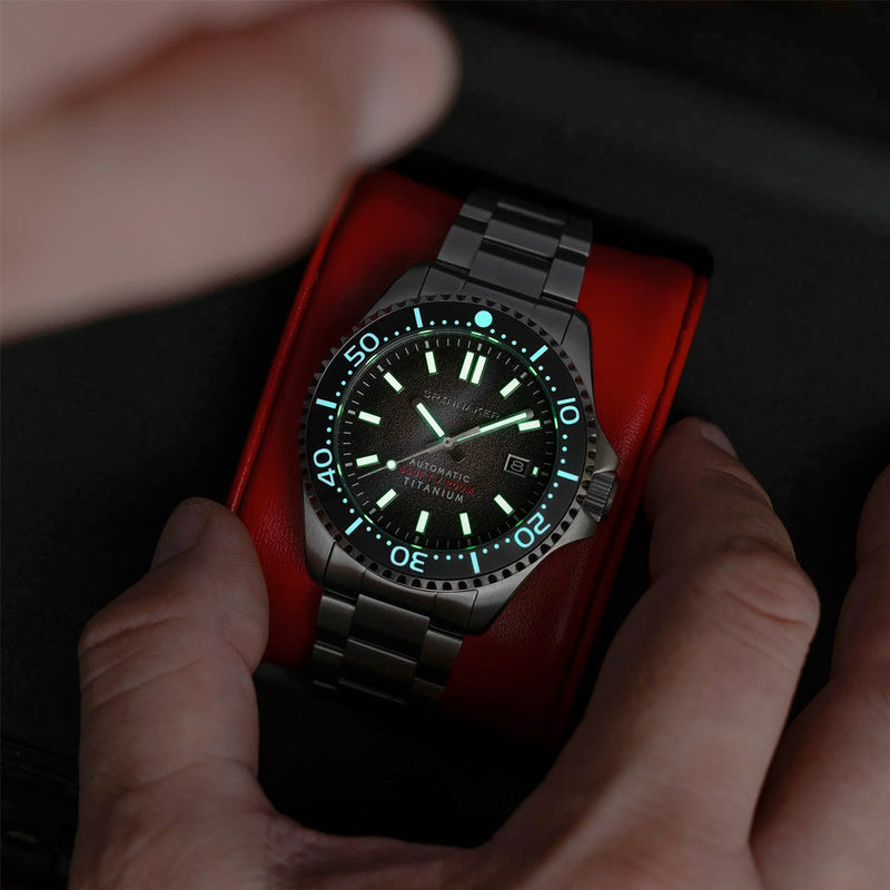 Spinnaker Tesei Titanium Automatic Watch with Stealth Black Dial #SP-5084-66