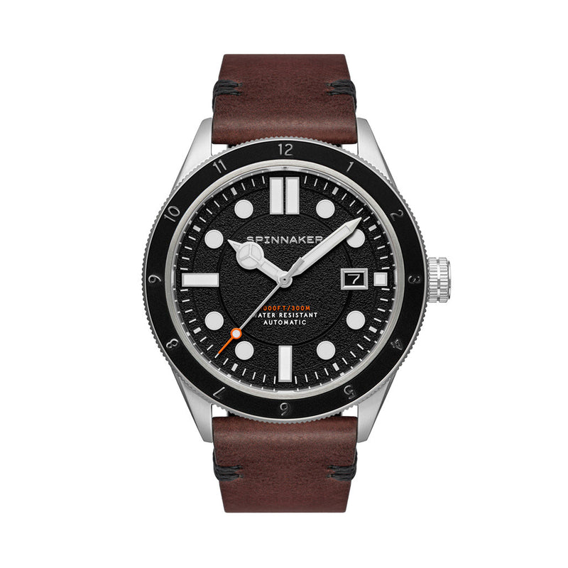 Spinnaker Cahill 300 Carbon Automatic Watch with Black Dial #SP-5096-01