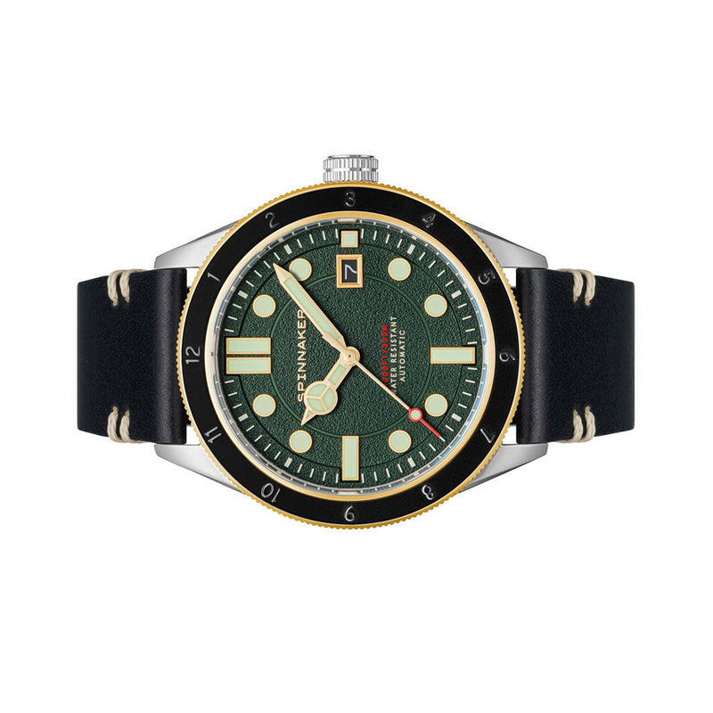 Spinnaker Cahill 300 Forest Green Automatic Watch with Green Dial #SP-5096-03 side