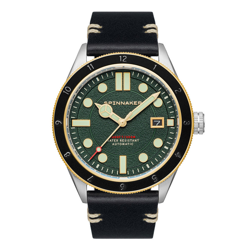 Spinnaker Cahill 300 Forest Green Automatic Watch with Green Dial #SP-5096-03 zoom