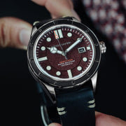Spinnaker Cahill 300 Malbec Automatic Watch with Maroon Dial #SP-5096-04 lifestyle