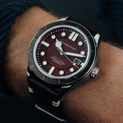 Spinnaker Cahill 300 Malbec Automatic Watch with Maroon Dial #SP-5096-04 wrist