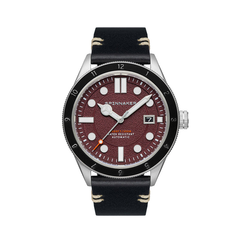 Spinnaker Cahill 300 Malbec Automatic Watch with Maroon Dial #SP-5096-04