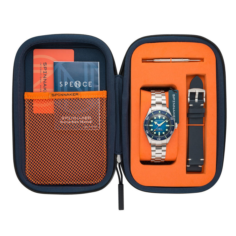 Spinnaker Spence 300 Automatic "Thin" Dive Watch with Indigo Blue Dial #SP-5097-22