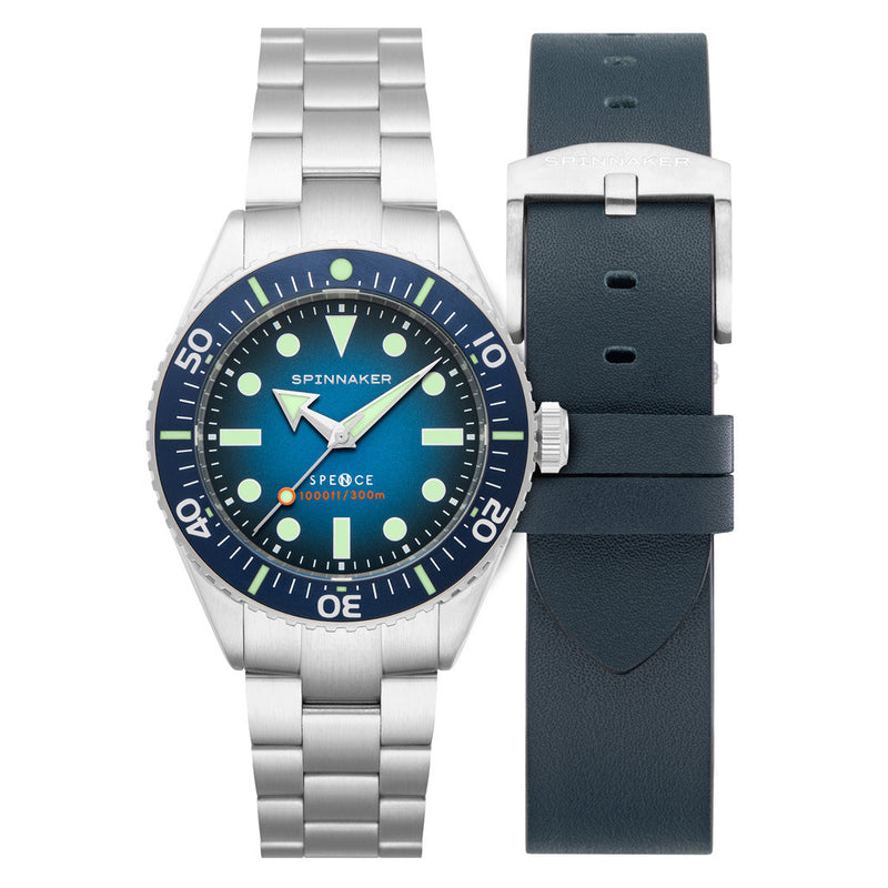 Spinnaker Spence 300 Automatic "Thin" Dive Watch with Indigo Blue Dial #SP-5097-22