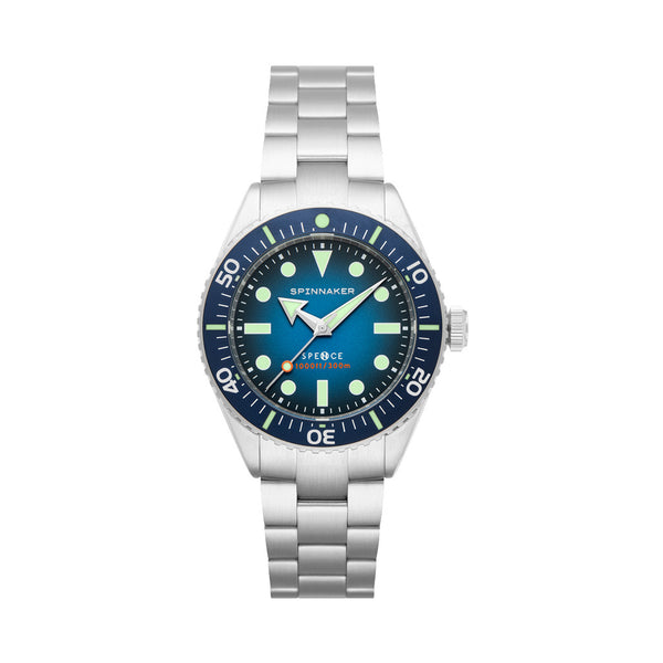 Spinnaker Spence 300 Automatic "Thin" Dive Watch with Indigo Blue Dial #SP-5097-22
