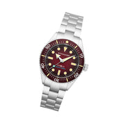 Spinnaker Spence 300 Automatic "Thin" Dive Watch with Crimson Red Dial #SP-5097-55