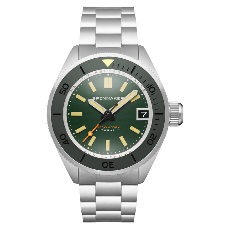 Spinnaker Piccard Automatic Dive Watch with Hunter Green Dial #SP-5098-11
