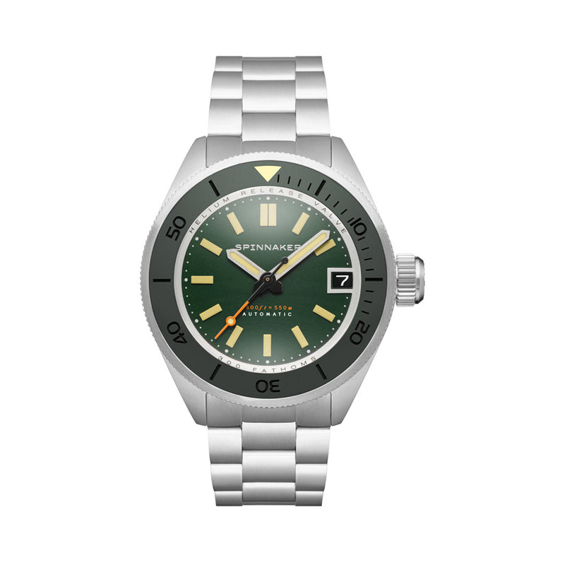 Spinnaker Piccard Automatic Dive Watch with Hunter Green Dial #SP-5098-11