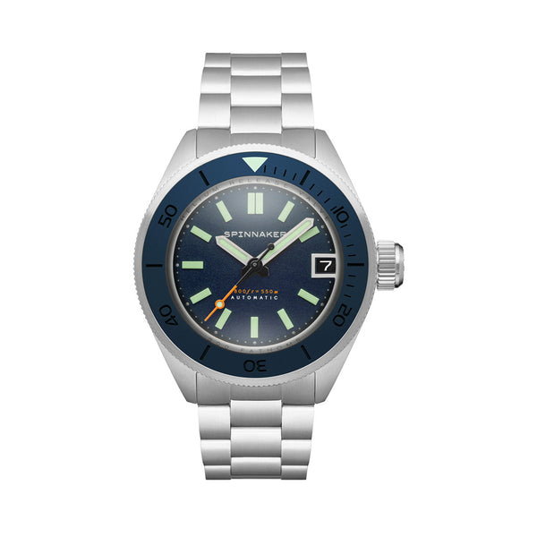 Spinnaker Piccard Automatic Dive Watch with Dark Cerulean Dial #SP-5098-22