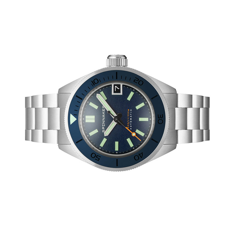 Spinnaker Piccard Automatic Dive Watch with Dark Cerulean Dial #SP-5098-22