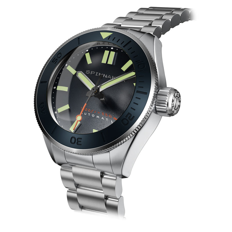 Spinnaker Piccard Automatic Dive Watch with Dark Cerulean Dial #SP-5098-22