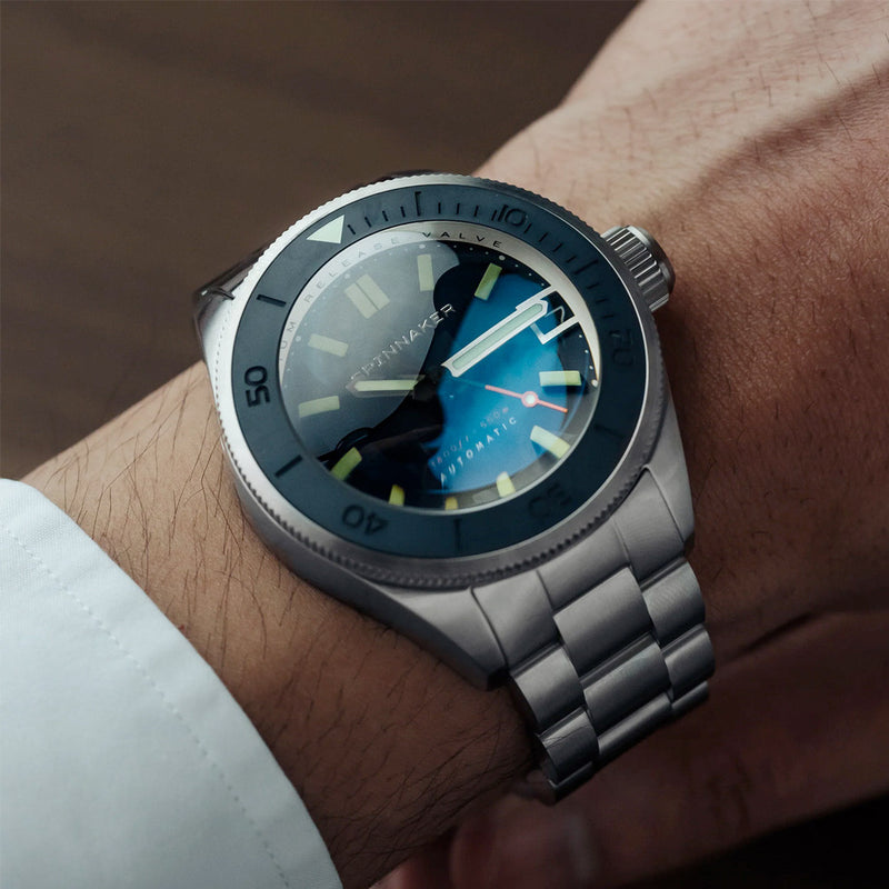 Spinnaker Piccard Automatic Dive Watch with Dark Cerulean Dial #SP-5098-22