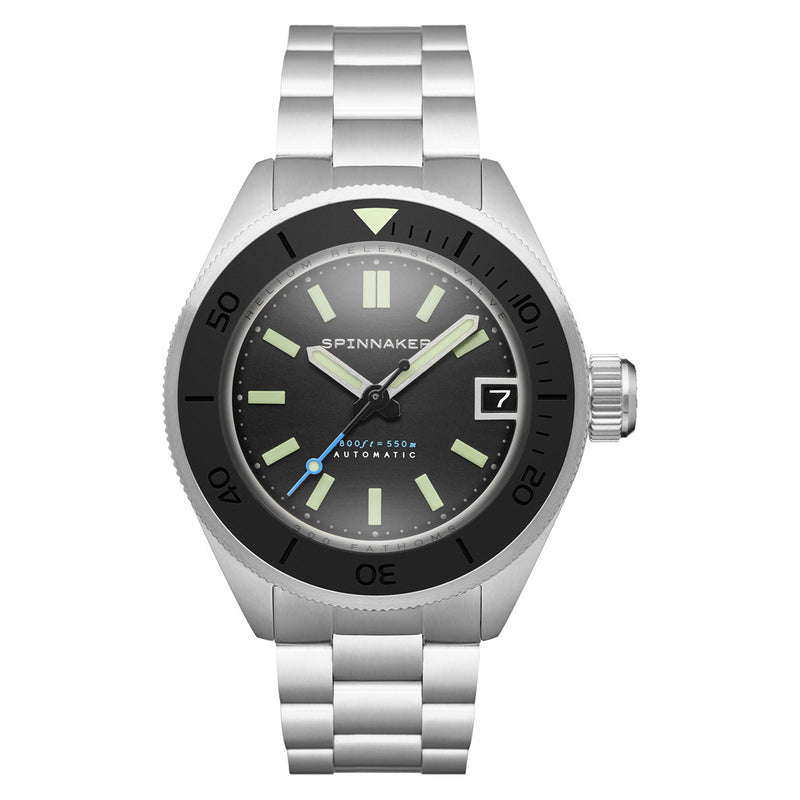Spinnaker Piccard Automatic Dive Watch with Volcano Black Dial #SP-5098-33