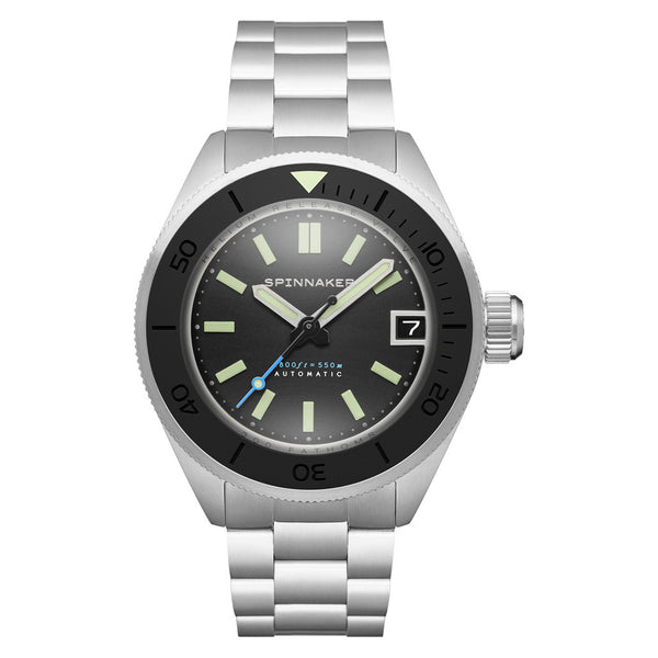 Spinnaker Piccard Automatic Dive Watch with Volcano Black Dial #SP-5098-33