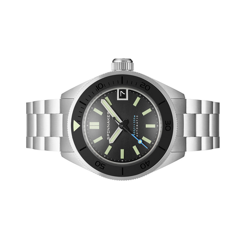 Spinnaker Piccard Automatic Dive Watch with Volcano Black Dial #SP-5098-33