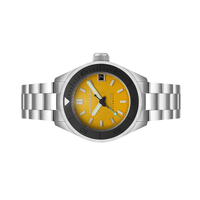 Spinnaker Piccard Automatic Dive Watch with Lemon Yellow Dial #SP-5098-44