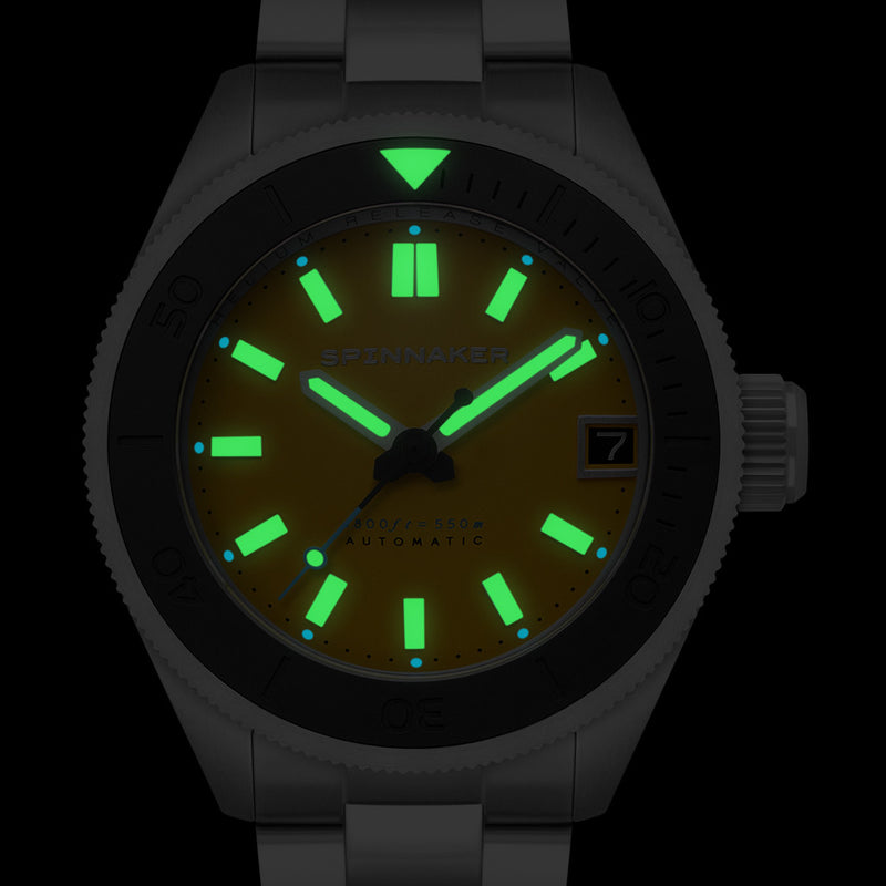 Spinnaker Piccard Automatic Dive Watch with Lemon Yellow Dial #SP-5098-44