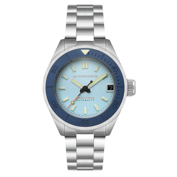 Spinnaker Piccard Automatic Dive Watch with Ice Blue Dial #SP-5098-55