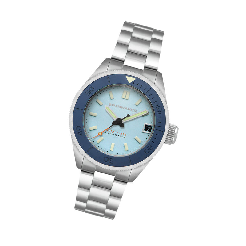 Spinnaker Piccard Automatic Dive Watch with Ice Blue Dial #SP-5098-55