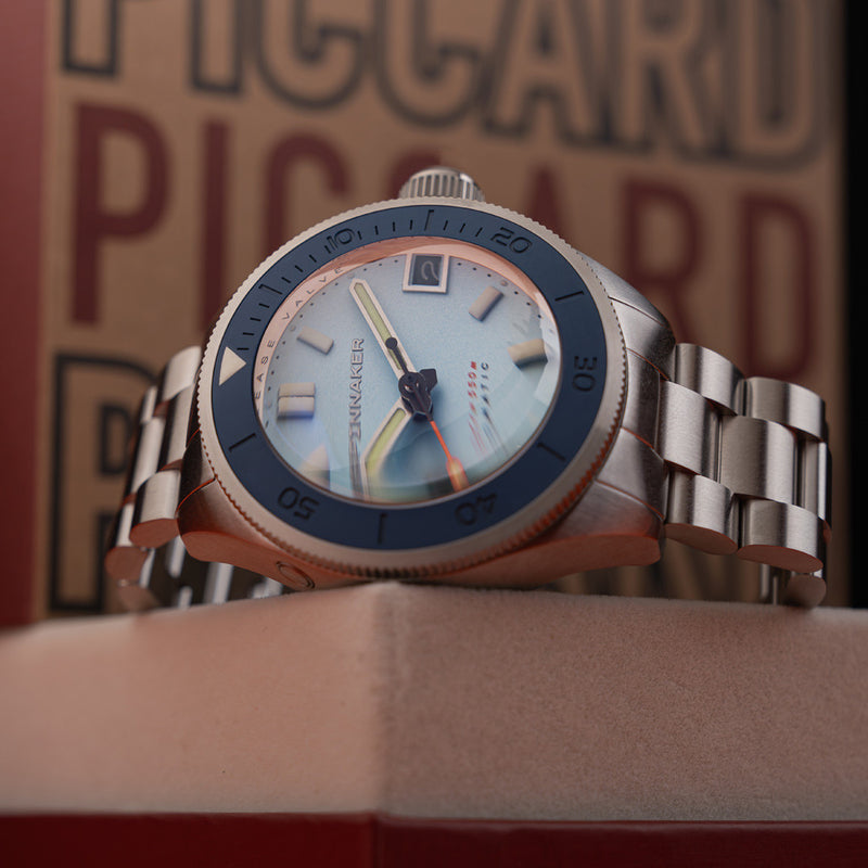 Spinnaker Piccard Automatic Dive Watch with Ice Blue Dial #SP-5098-55