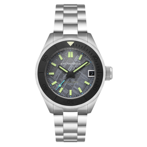 Spinnaker Piccard Automatic Meteorite LE Dive with Space Gray Dial #SP-5098-88