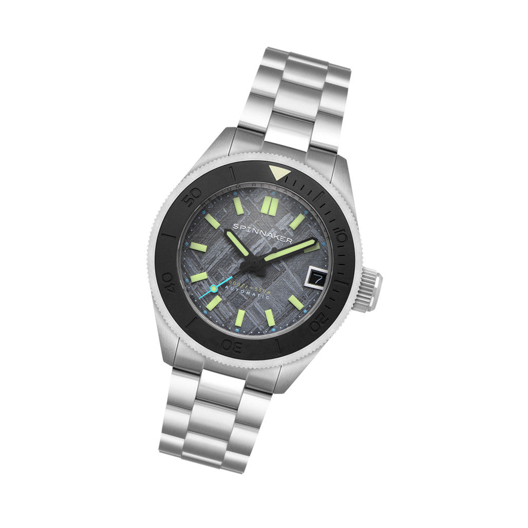 Spinnaker Piccard Automatic Meteorite LE Dive with Space Gray Dial
