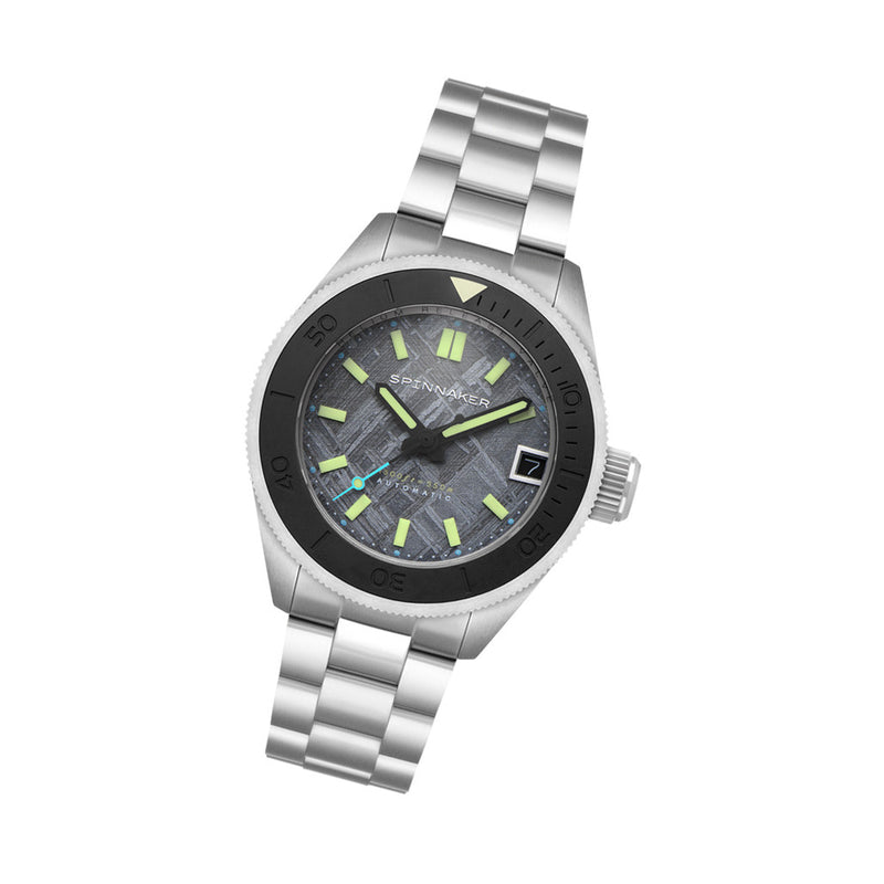 Spinnaker Piccard Automatic Meteorite LE Dive with Space Gray Dial #SP-5098-88