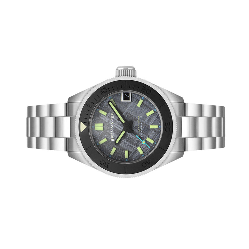 Spinnaker Piccard Automatic Meteorite LE Dive with Space Gray Dial #SP-5098-88