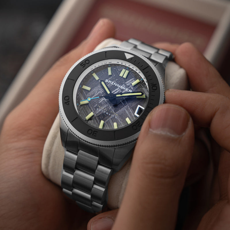 Spinnaker Piccard Automatic Meteorite LE Dive with Space Gray Dial #SP-5098-88