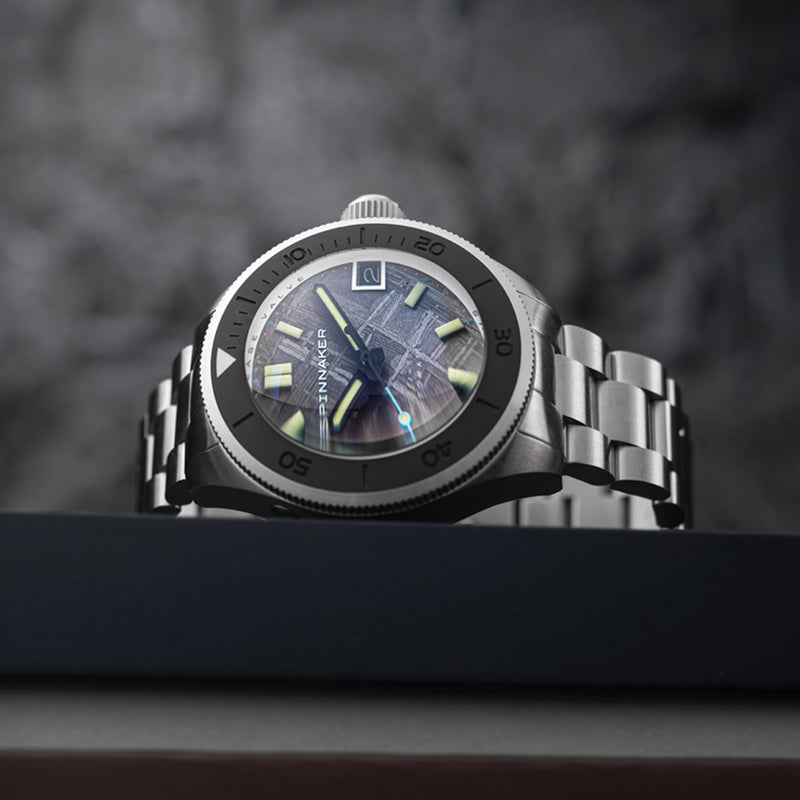 Spinnaker Piccard Automatic Meteorite LE Dive with Space Gray Dial #SP-5098-88