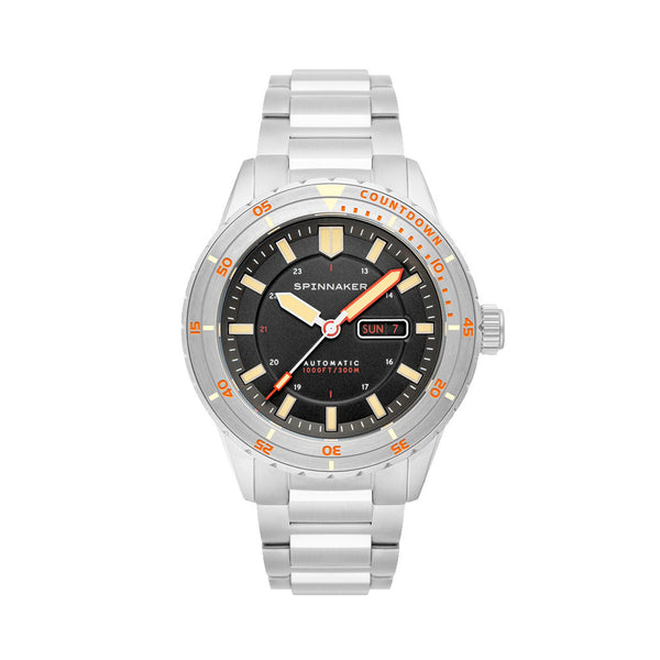 Spinnaker Hass Automatic Dive Watch with Sable Black Dial #SP-5099-11