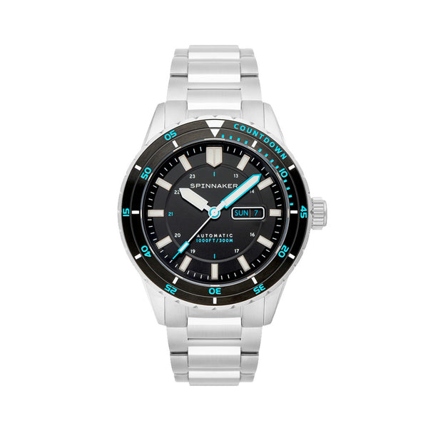 Spinnaker Hass Automatic Dive Watch with Pebble Black Dial #SP-5099-22