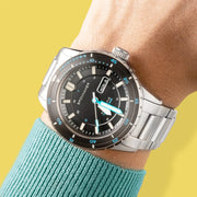 Spinnaker Hass Automatic Dive Watch with Pebble Black Dial #SP-5099-22 wrist