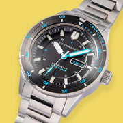 Spinnaker Hass Automatic Dive Watch with Pebble Black Dial #SP-5099-22 lifestyle