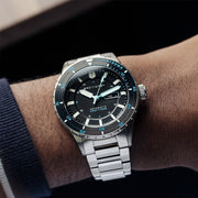 Spinnaker Hass Automatic Dive Watch with Pebble Black Dial #SP-5099-22 wrist
