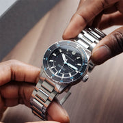 Spinnaker Hass Automatic Dive Watch with Pebble Black Dial #SP-5099-22 lifestyle