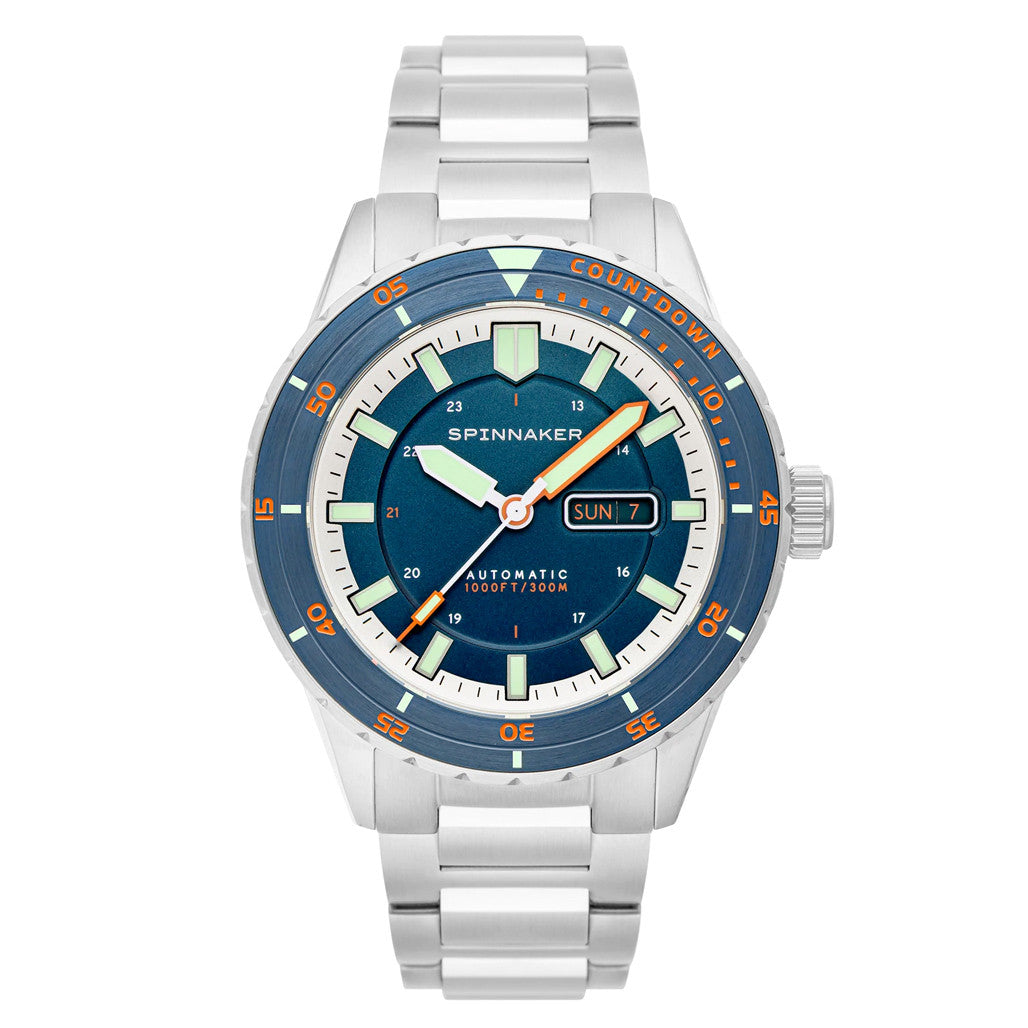 Spinnaker Hass Automatic Dive Watch with Azure Blue Dial #SP-5099