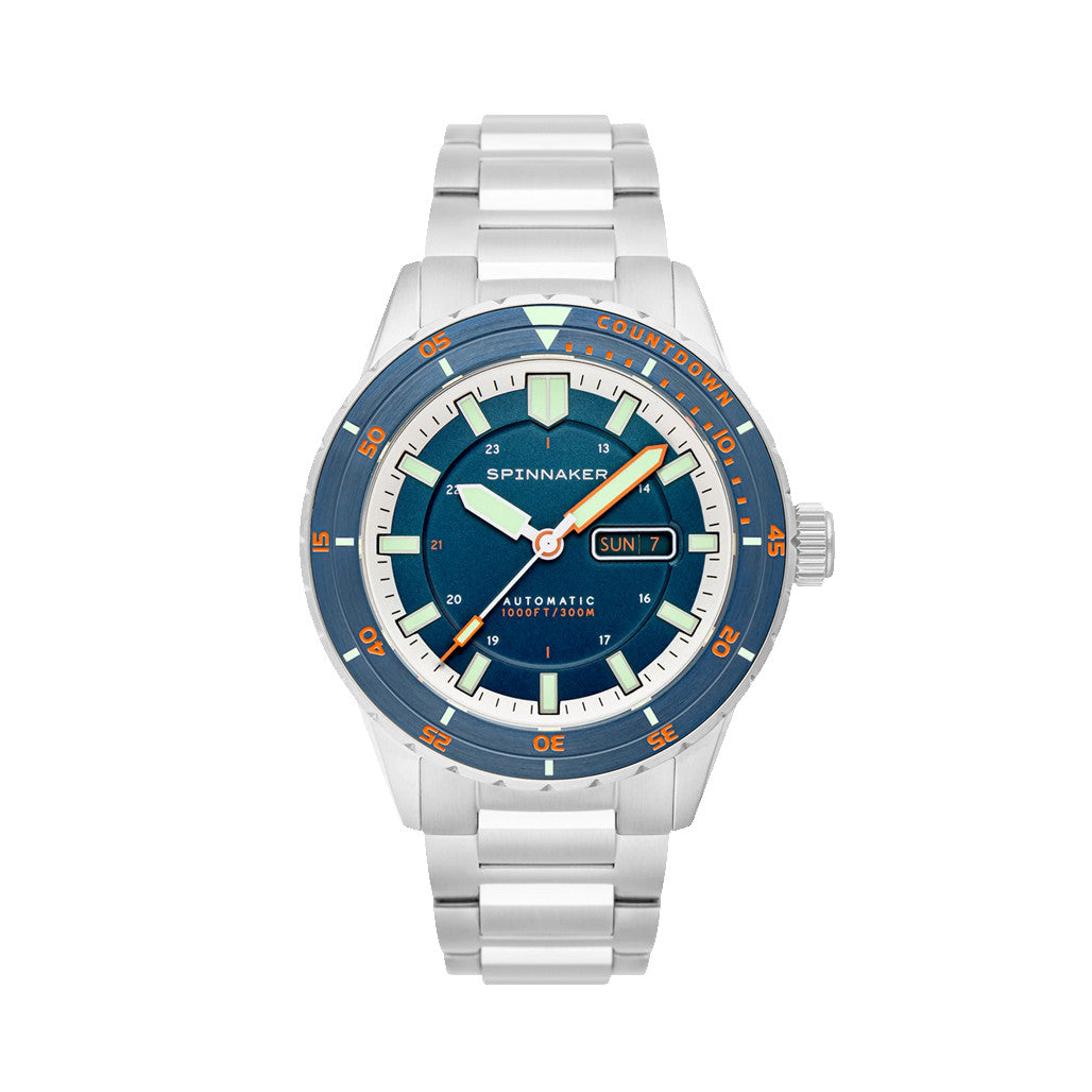Spinnaker Hass Automatic Dive Watch with Azure Blue Dial #SP-5099