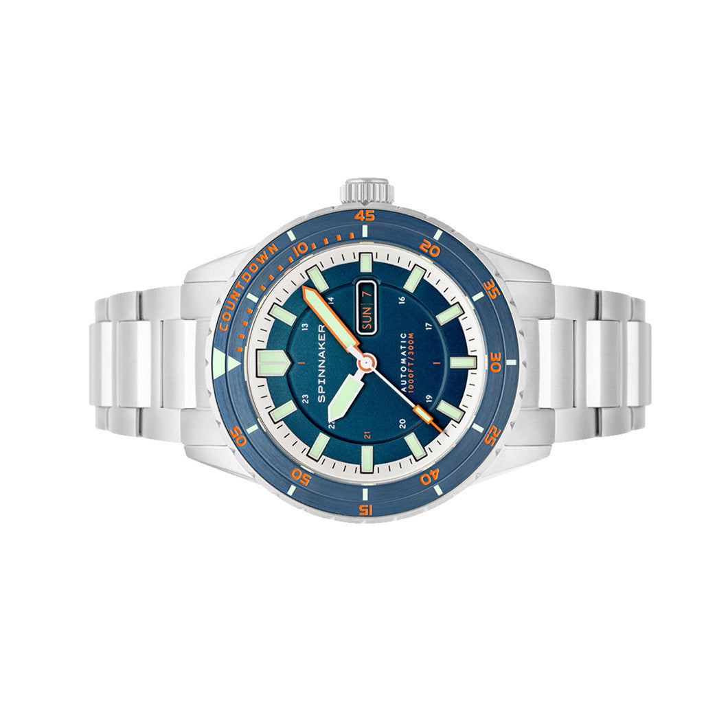 Spinnaker Hass Automatic Dive Watch with Azure Blue Dial #SP-5099