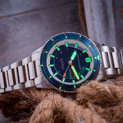 Spinnaker Hass Automatic Dive Watch with Azure Blue Dial #SP-5099-44 lifestyle