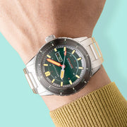 Spinnaker Hass Automatic Dive Watch with Kelp Green Dial #SP-5099-55 wrist